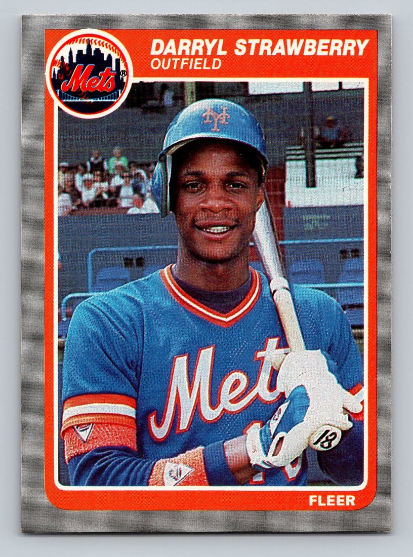 1985 Fleer Darryl Strawberry Baseball Card - MINT (1 of 2)