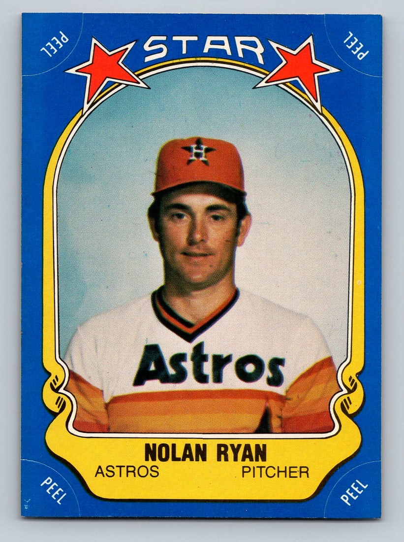 1981 Fleer Nolan Ryan Sticker Baseball Card - MINT (1 of 2)