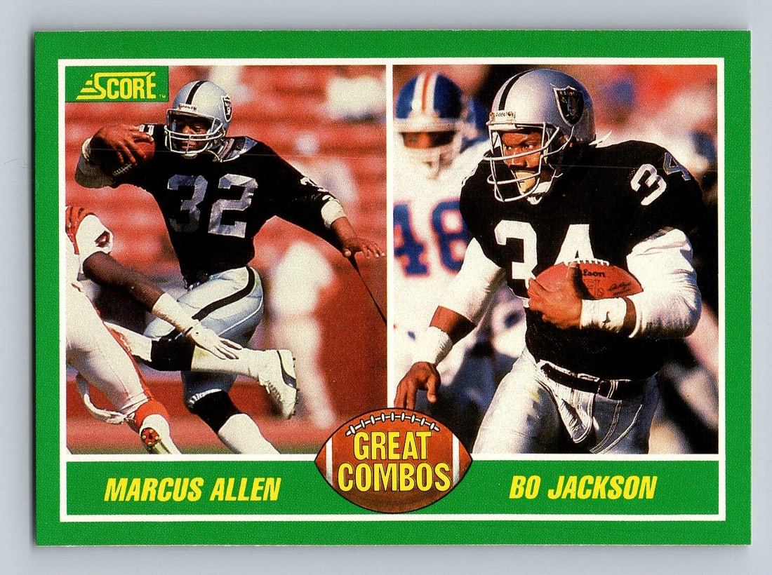 1989 Score Bo Jackson Football Card - MINT (1 of 2)