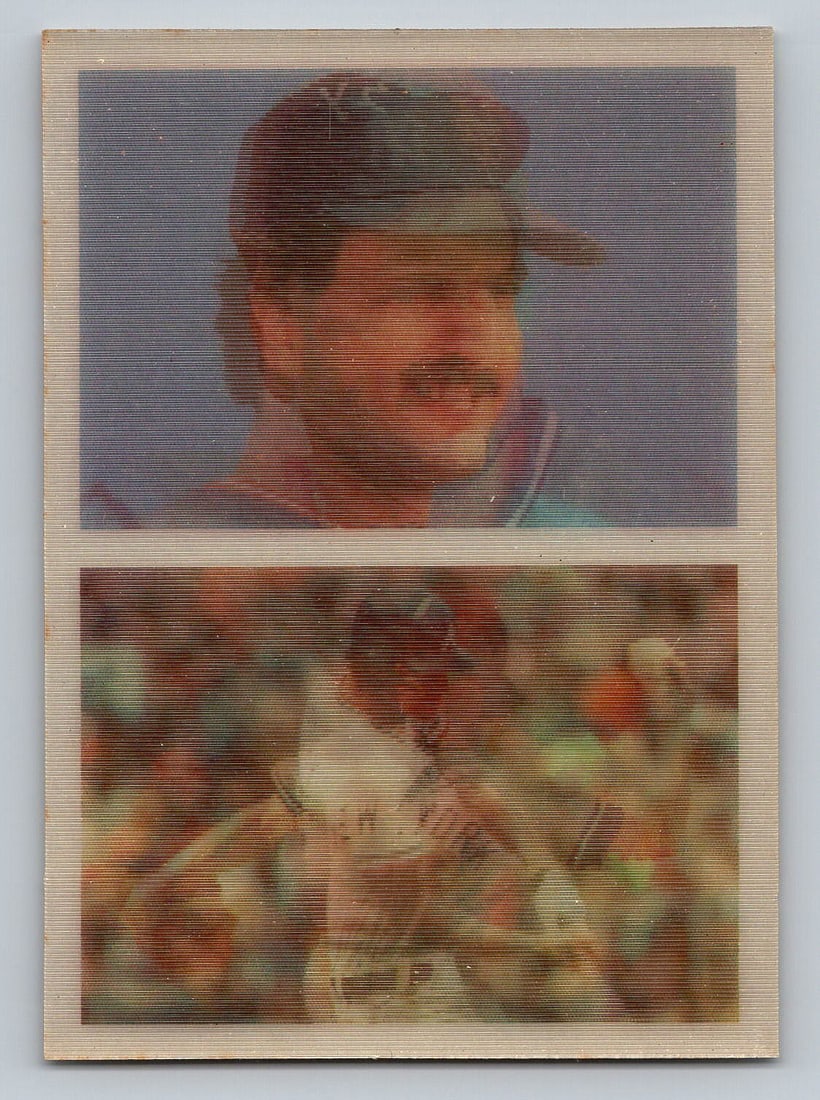 1986 Sportsflics Don Mattingly George Brett Baseball Card - EX (1 of 2)