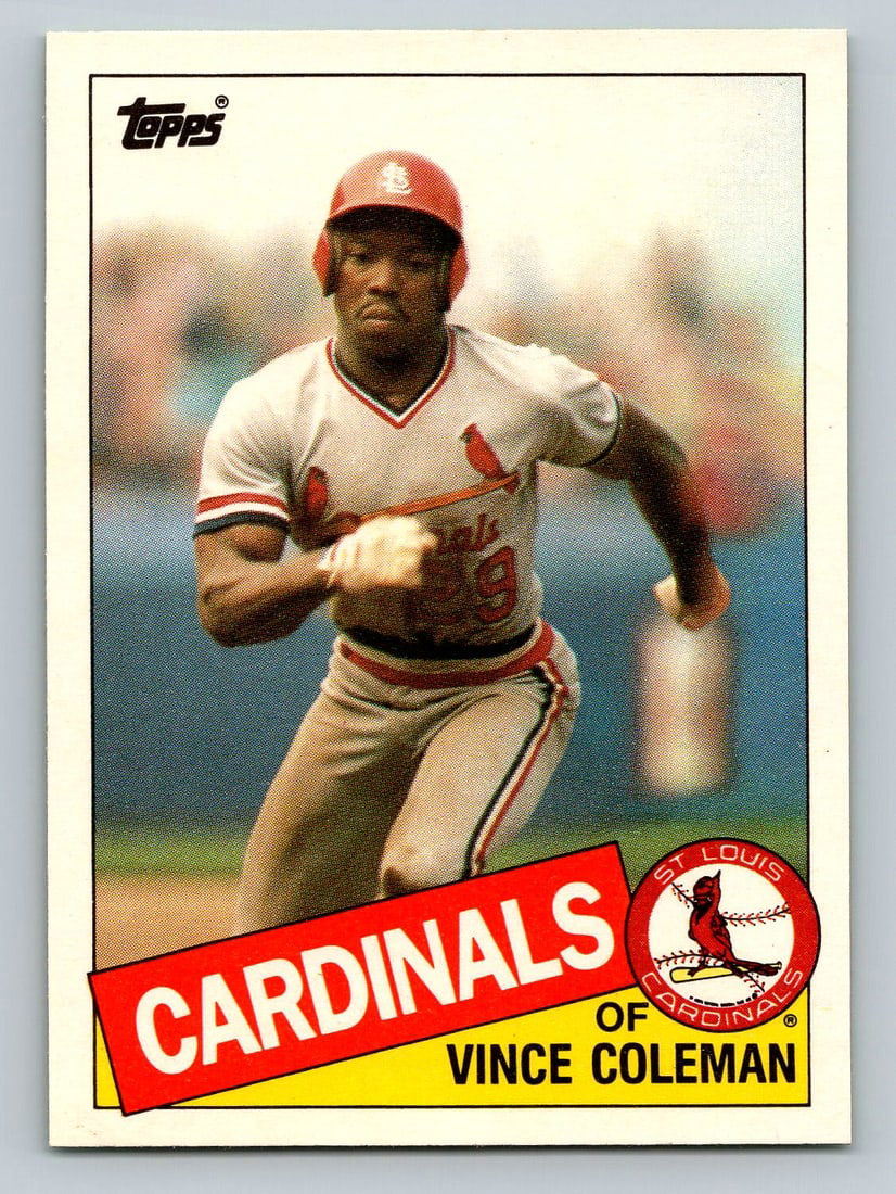 1985 Topps Traded Vince Coleman Rookie Baseball Card - Mint - Tiffany Version (1 of 2)