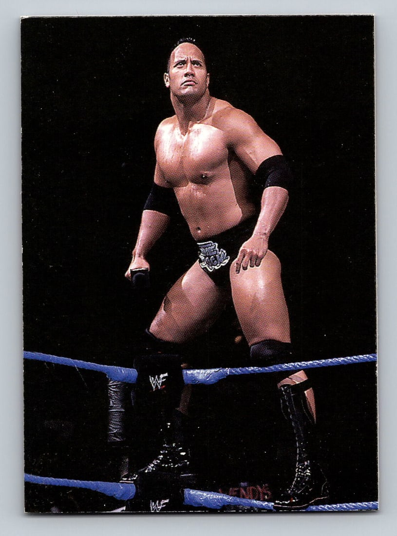 2000 Dwayne Johnson The Rock WWE Wrestling PROMO Card -EX: Ignore any shipping charges that you see before bidding.We have a low cost shipping option for trading cards. If you want first class shipping in an envelope, it is only $1.50. We can ship up to 3 sta