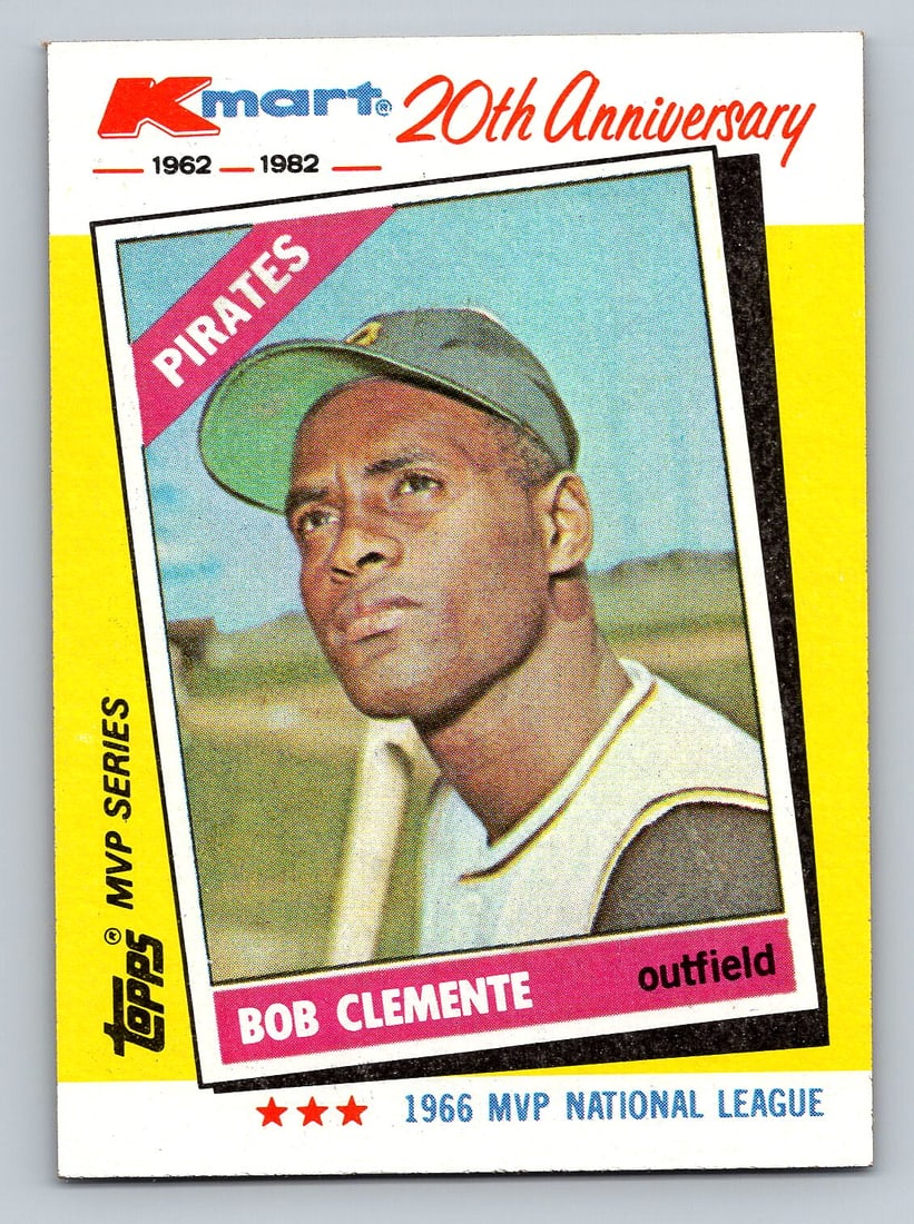 1982 Topps K-Mart Roberto Clemente Baseball Card - MINT (1 of 2)