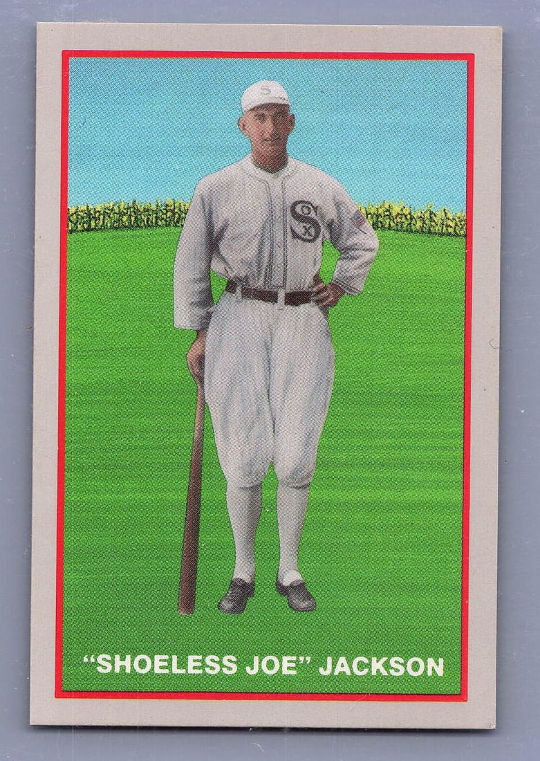 1989 Joe Jackson 1919 Black Sox Set Promo Sample Baseball Card - MINT (1 of 2)