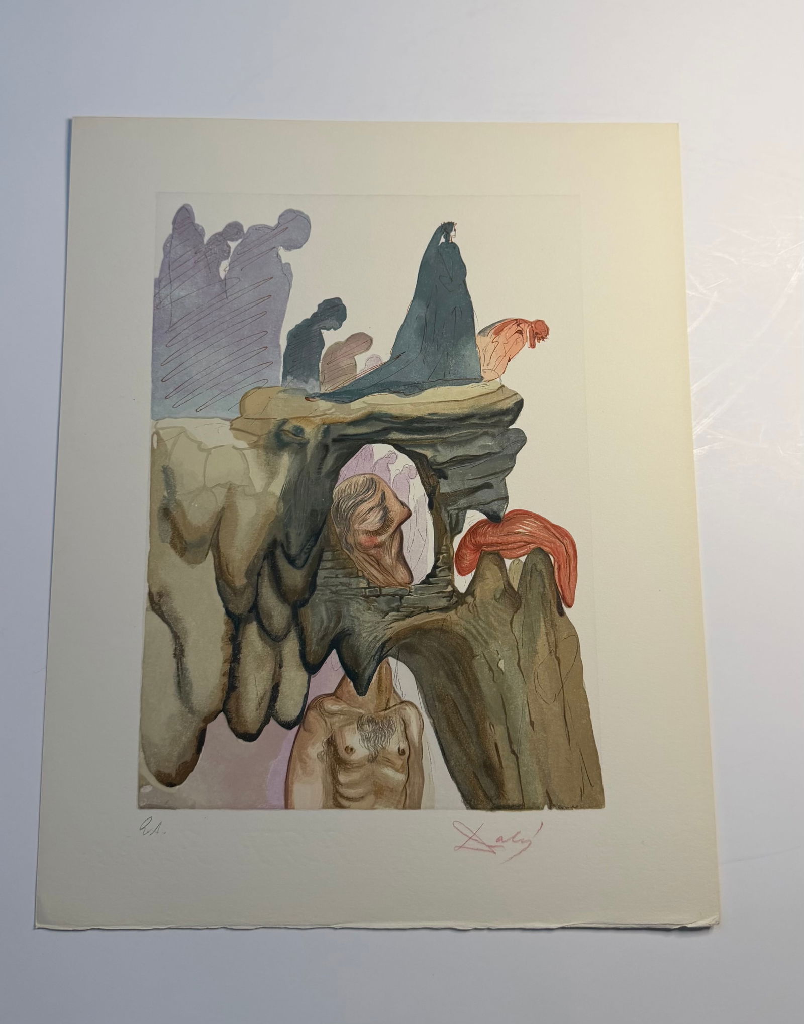 Salvador Dali's Divine Comedy - Inferno 22 SIGNED (1 of 1)
