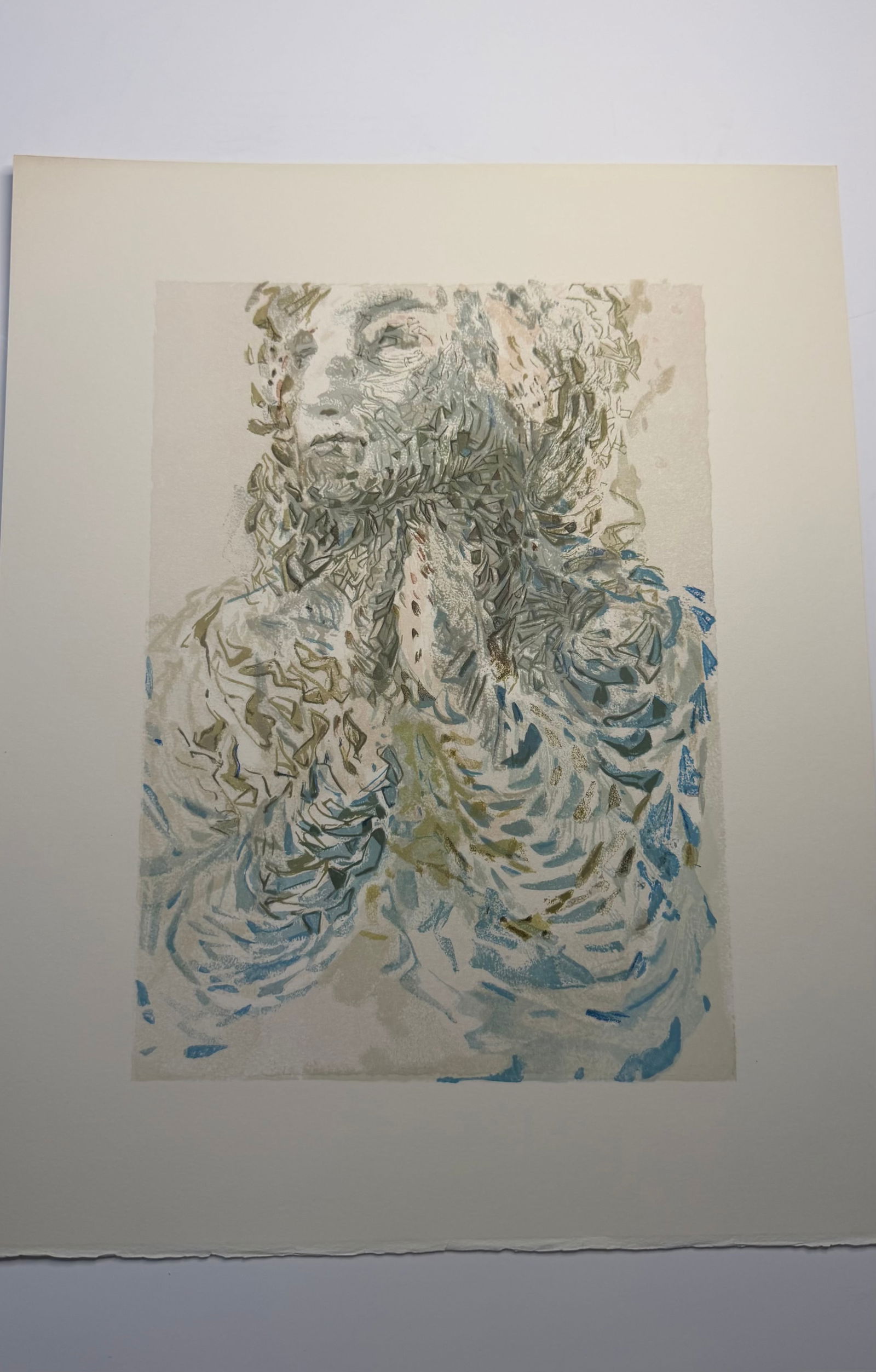 Salvador Dali's Divine Comedy - Paradise 17: Lithograph of Water colour on wood engraving on Rives vellum paper (100% cotton)