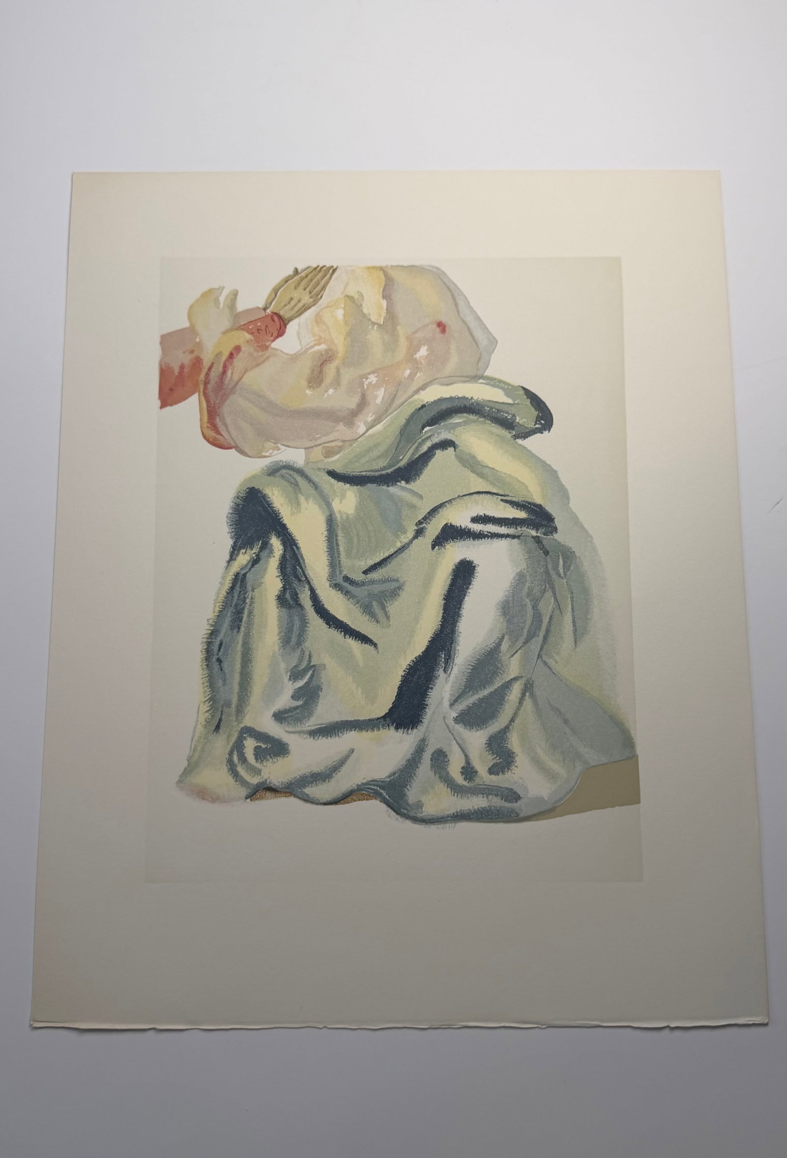 Salvador Dali's Divine Comedy - Paradise 30: Lithograph of Water colour on wood engraving on Rives vellum paper (100% cotton)