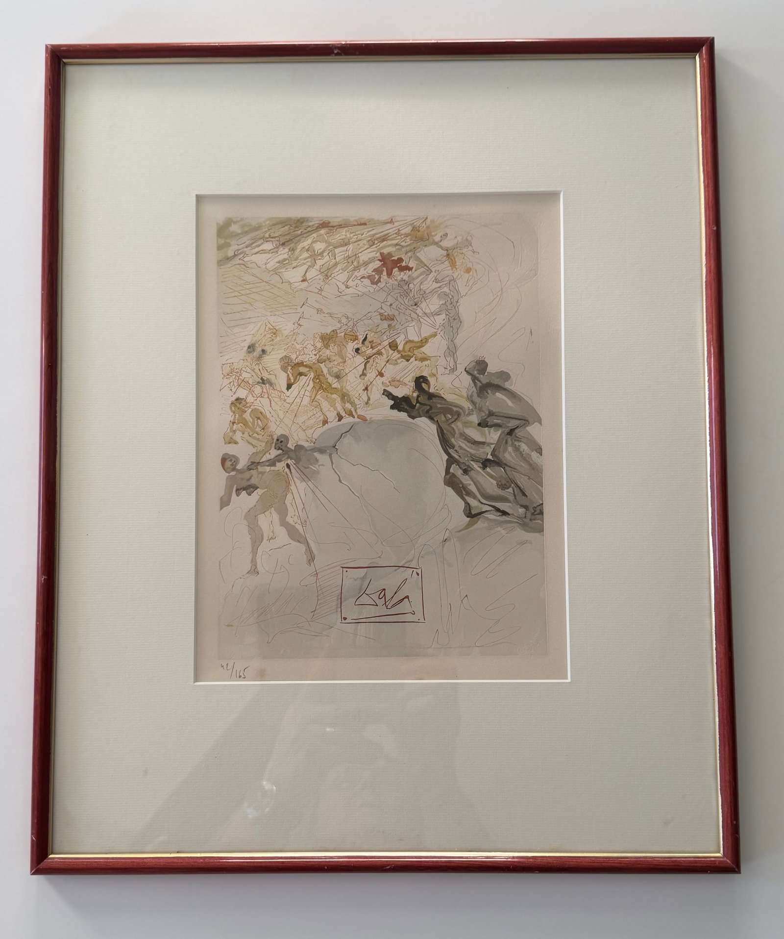 Salvador Dali's Divine Comedy - Purgatory 25 SIGNED (1 of 1)