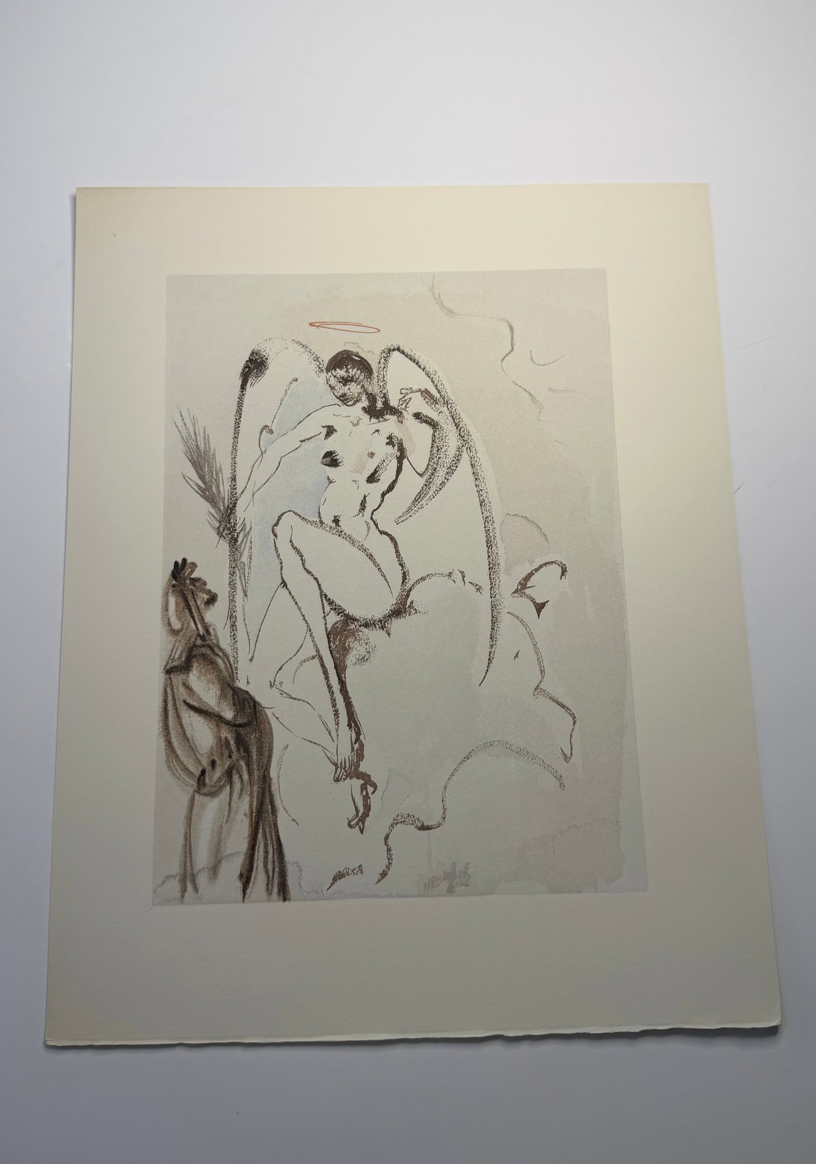 Salvador Dali's Divine Comedy - Paradise 31: Lithograph of Water colour on wood engraving on Rives vellum paper (100% cotton)