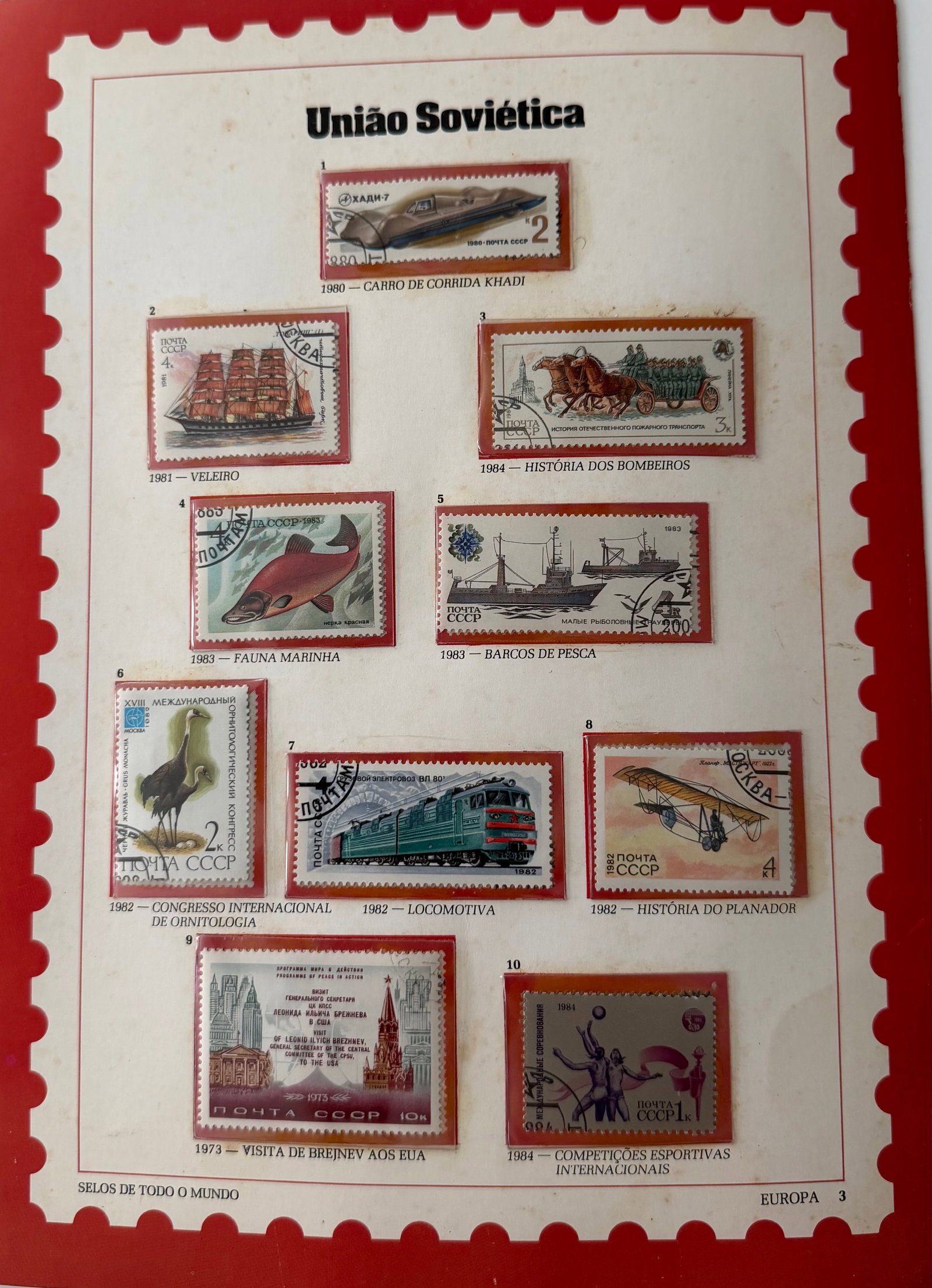 Vintage Soviet Union Stamp Collection; 10 Stamps Featuring Space, History & Soviet-Era Symbolism (1 of 1)
