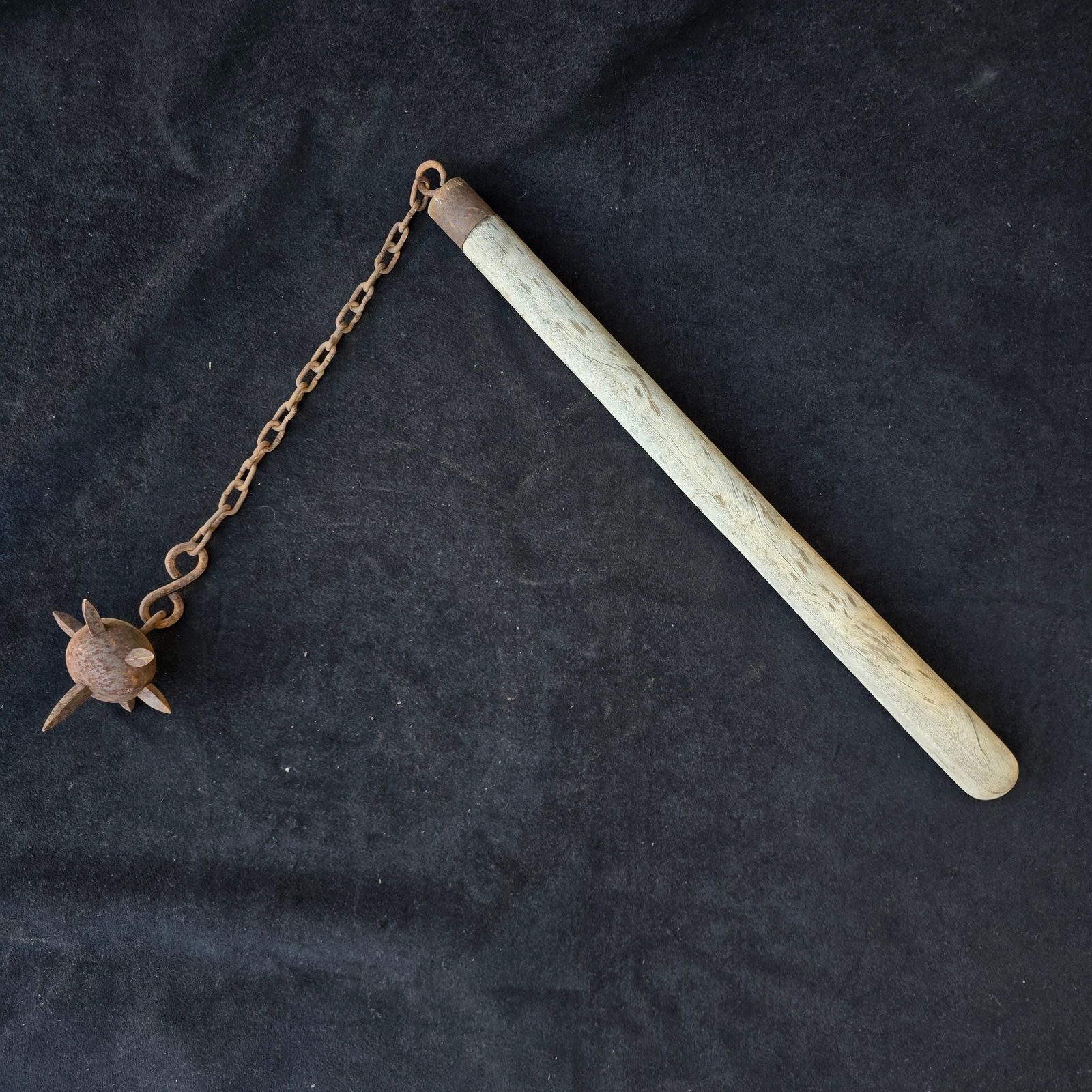 European or German spiked flail mace (1 of 4)