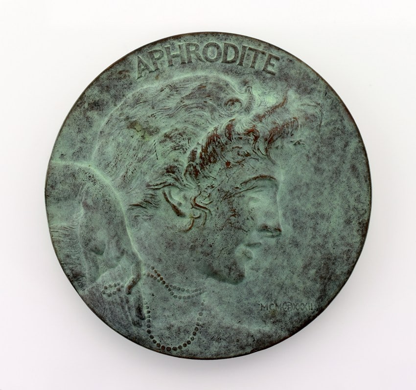 The Society of Medalists 1932 No 6 John Flanagan “Aphrodite” 6th Issue Bronze Medal (1 of 6)