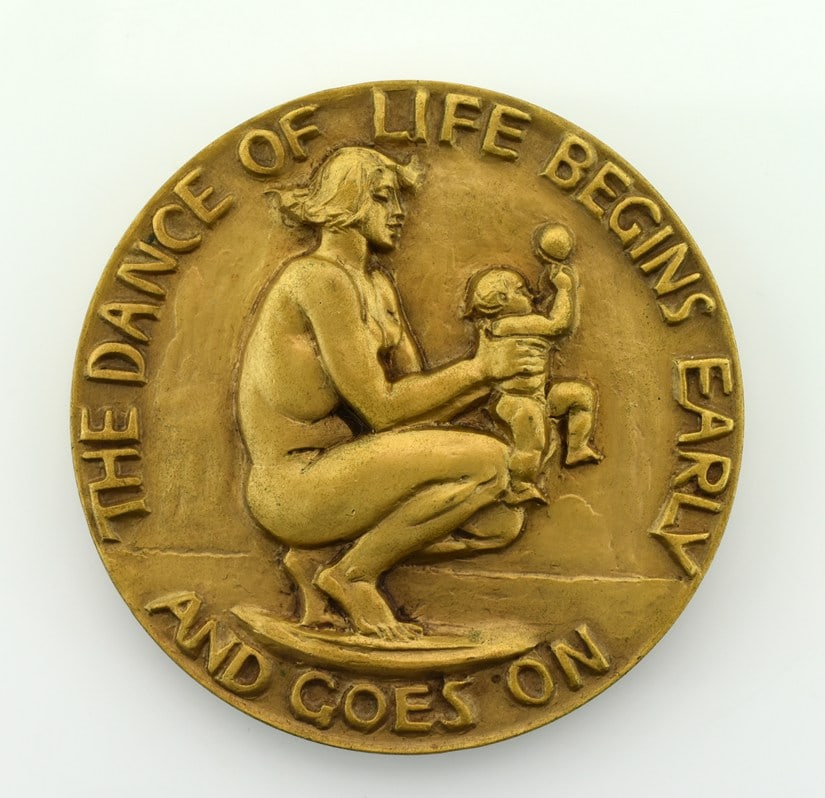 The Society of Medalists 1938 No 17 A. Stirling Calder “Dance of Life” 17th Issue Bronze: Please read “Auction Details” / “Terms of Sale” for preview, payment, pickup, shipping and other instructions. Lot includes the item(s) described in the title.