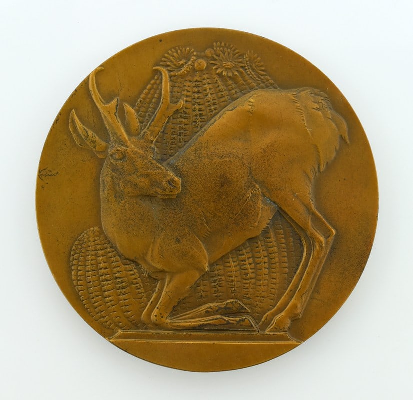 The Society of Medalists 1938 No 18 Gertrude K. Lathrop “Conserve Wildlife” 18th Issue B: Please read “Auction Details” / “Terms of Sale” for preview, payment, pickup, shipping and other instructions. Lot includes the item(s) described in the title.