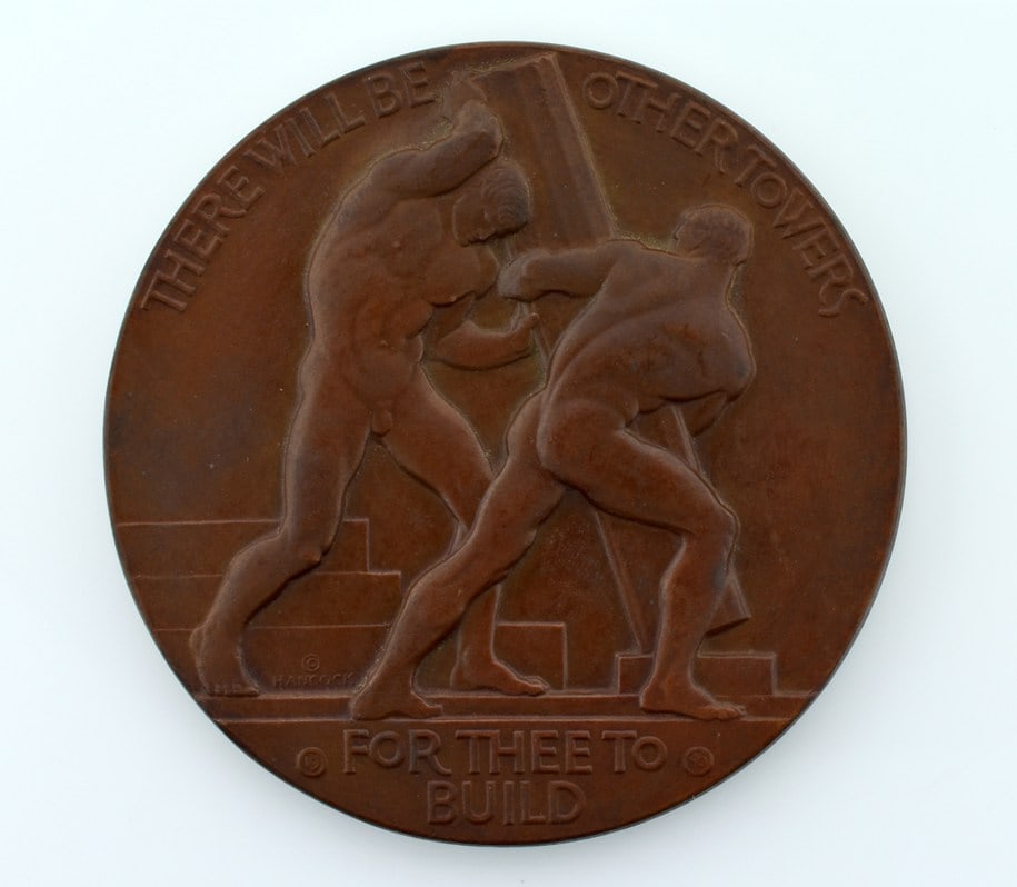 The Society of Medalists 1940 No 22 Walker Hancock “Other Towers” 22nd Issue Bronze Med: Please read “Auction Details” / “Terms of Sale” for preview, payment, pickup, shipping and other instructions. Lot includes the item(s) described in the title.
