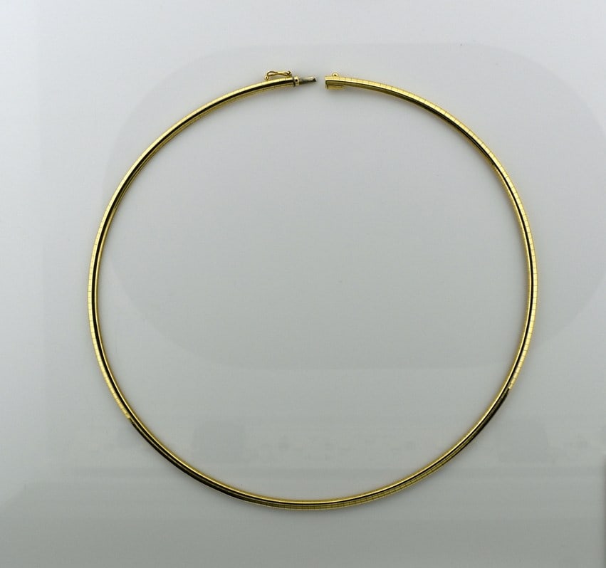 14K Gold 16” Collar Necklace (1 of 5)