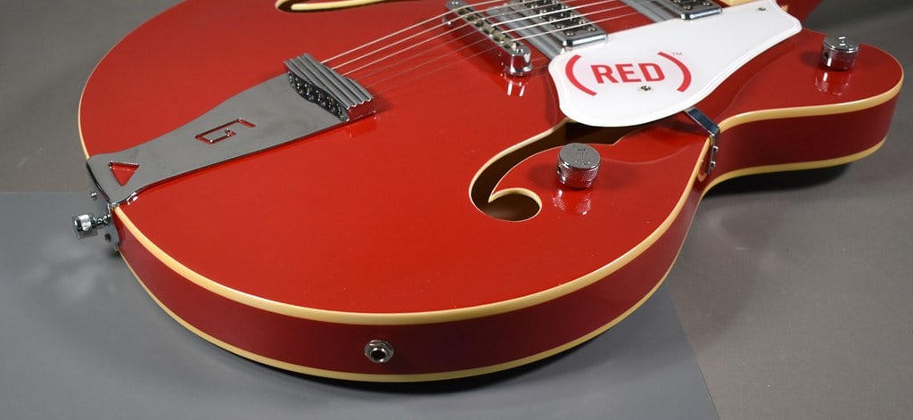 2015 Gretsch G5623 Electromatic Center-Block Bono Signature Guitar Red Finish, w/ Gretsch Hard Case - 15