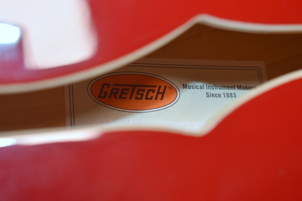 2015 Gretsch G5623 Electromatic Center-Block Bono Signature Guitar Red Finish, w/ Gretsch Hard Case - 20