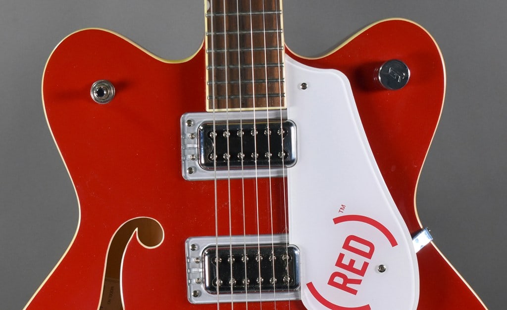 2015 Gretsch G5623 Electromatic Center-Block Bono Signature Guitar Red Finish, w/ Gretsch Hard Case - 4
