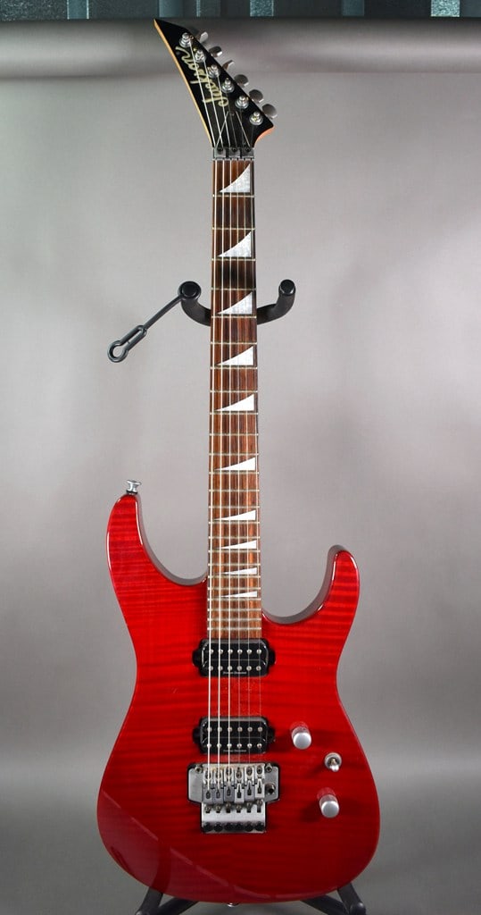 Vintage 1996 Jackson Dinky DR3 Dinky Reverse3 Electric Guitar in Gloss Black Finish, Made in Japan (1 of 12)