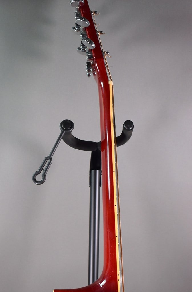 Vintage 1995 Washburn D-11 TR Acoustic Guitar in Transparent Red Ash Finish w/ Access Hard Case - 4
