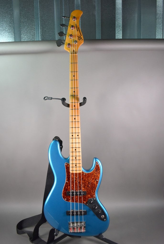 2006 SX Vintage Series Jazz Bass Guitar in Placid Blue Finish (1 of 16)