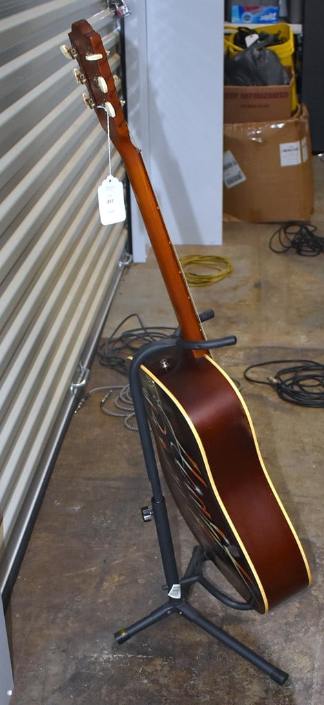 Vintage 1961 Framus Texan Model 5/196L Acoustic Guitar, Signed by Richard Muller, W. Germany - 15