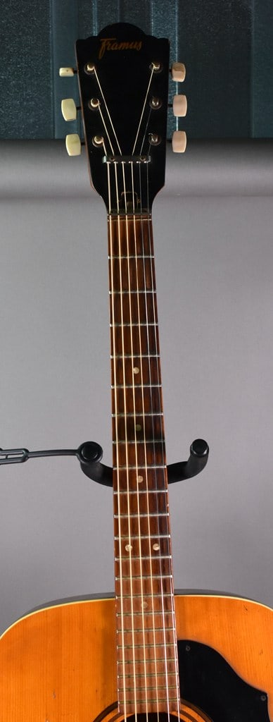 Vintage 1961 Framus Texan Model 5/196L Acoustic Guitar, Signed by Richard Muller, W. Germany - 5