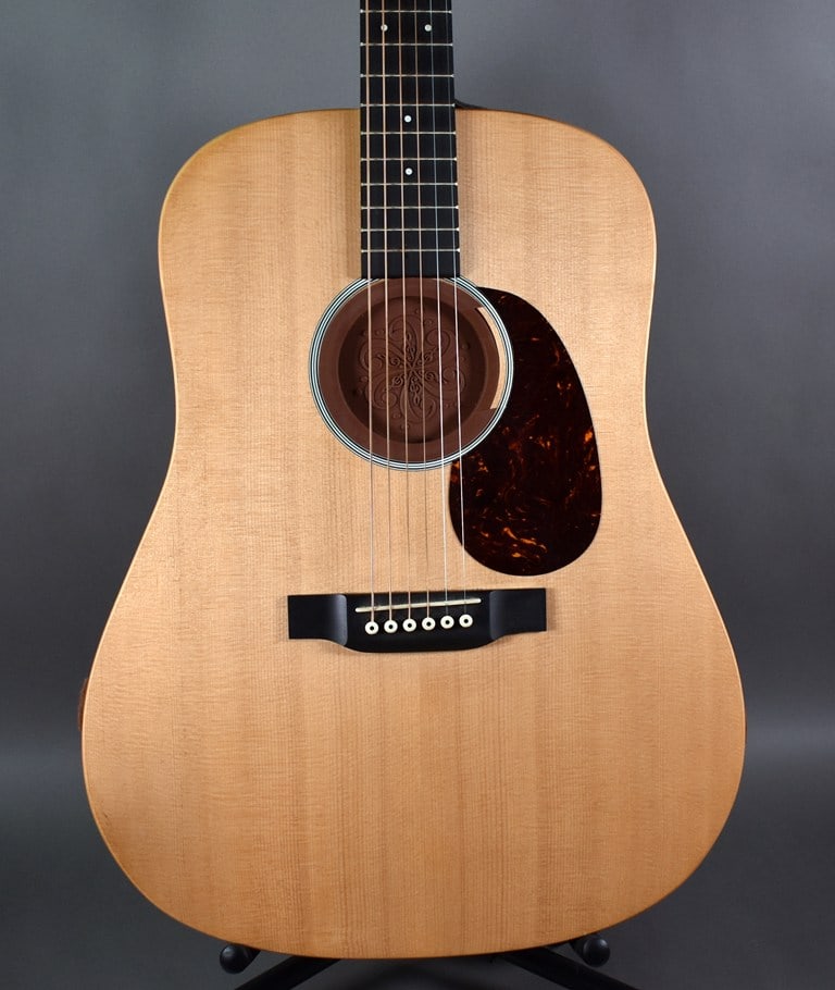 2018 Martin Custom DX1AE Mahogany Acoustic-Electric Dreadnought Guitar with Soundhole Cover - 2