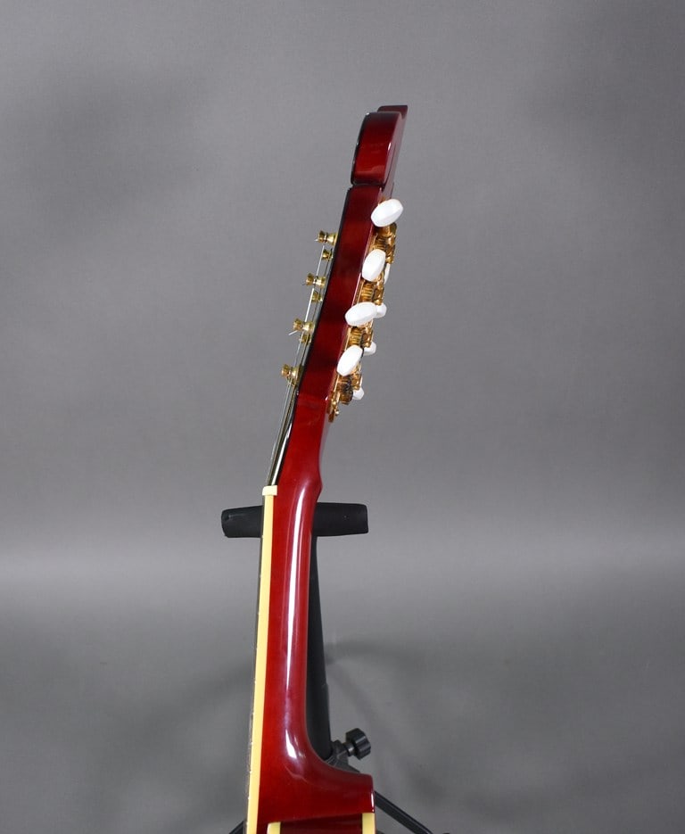 2005 Washburn M-1SDL/TR A-Style Mandolin in Transparent Red Finish with Gig Bag - 4