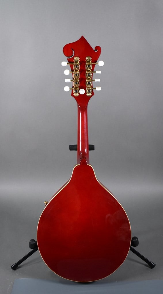 2005 Washburn M-1SDL/TR A-Style Mandolin in Transparent Red Finish with Gig Bag - 5