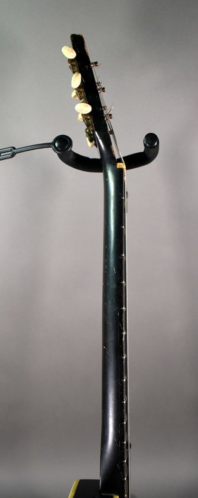 Vintage 1960s Harmony Silvertone Stratotone Model 1420 in Black Finish (Project/Parts/Wallhanger) - 6