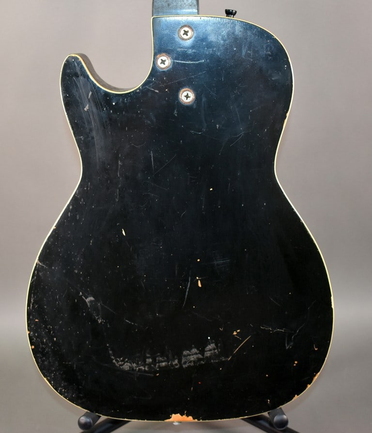 Vintage 1960s Harmony Silvertone Stratotone Model 1420 in Black Finish (Project/Parts/Wallhanger) - 8