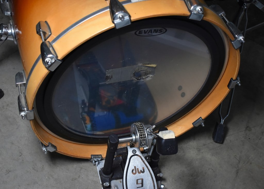 Ludwig Accent CS Custom 5-Pc. Drum Set, DW 9000 pedal, Sabian Cymbals, Pearl Drum Rack, Roadrunner - 8