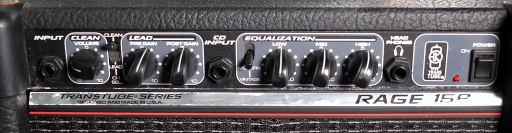 2002-2004 Peavey Rage 158 III TransTube Series 15-watt Guitar Amplifier, Made in USA - 2