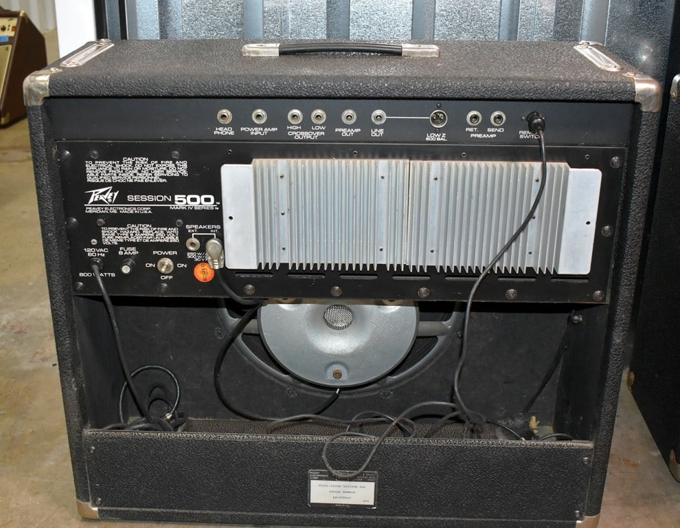 Vintage 1981 Peavey Session 500 Mark IV 250 Watt Amplifier, Made in USA - 5