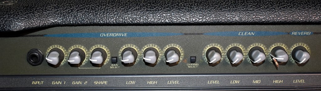 Vintage 1999 Crate GX-212 Two Channel 115 Watt Guitar Amplifier, Made in USA - 3