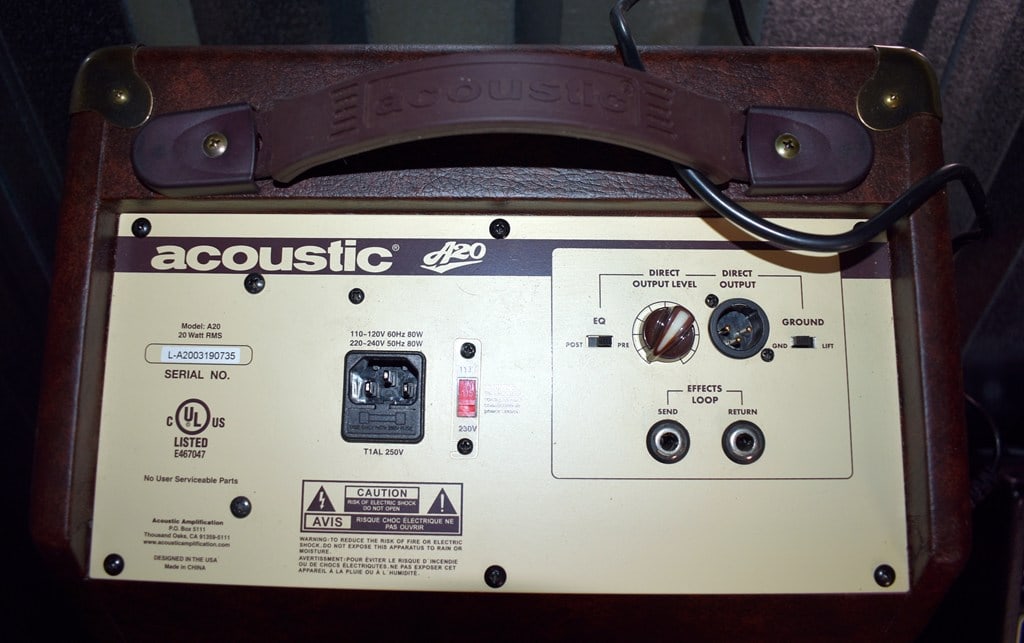 2019 Acoustic A20 20 Watt Guitar Amplifier - 3