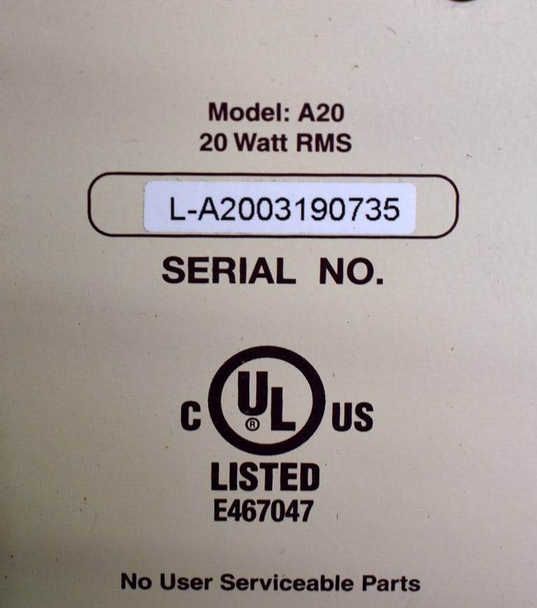 2019 Acoustic A20 20 Watt Guitar Amplifier - 4