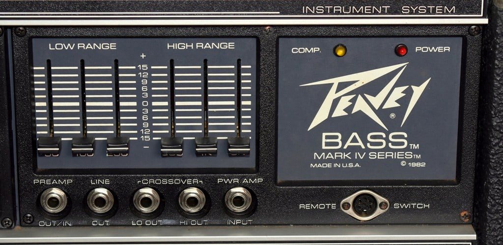 1983 Vtg. Peavey Mark IV 400 210-Watt Bass Amp Head w/ Peavey 1820 Speaker (18” BW Woofer + Tw - 3