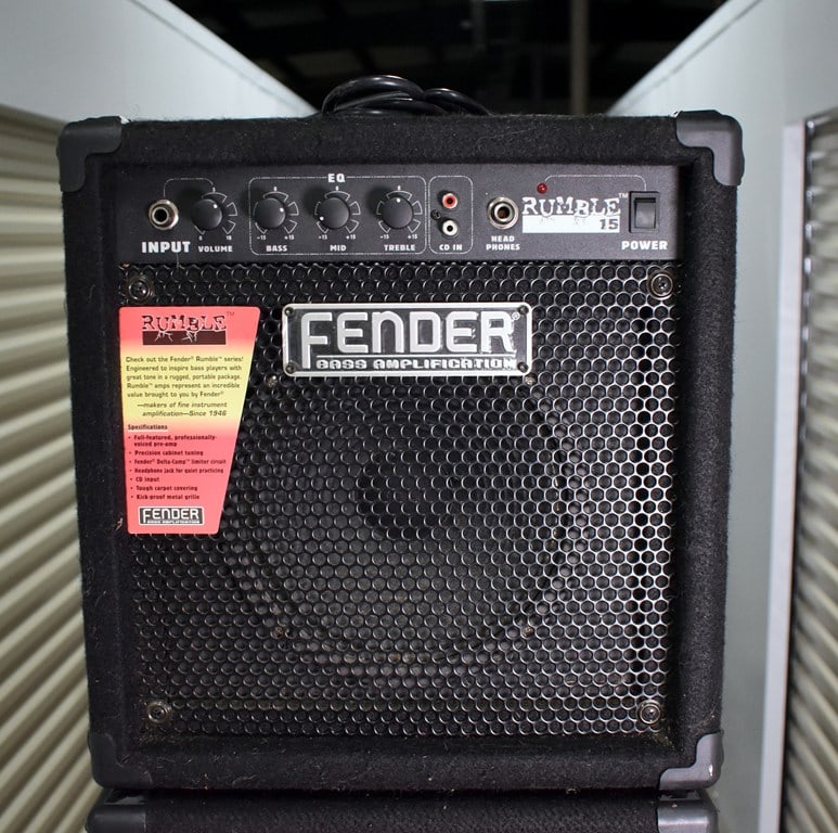 2009 Fender Rumble 15 Watt Bass Amplifier (1 of 5)