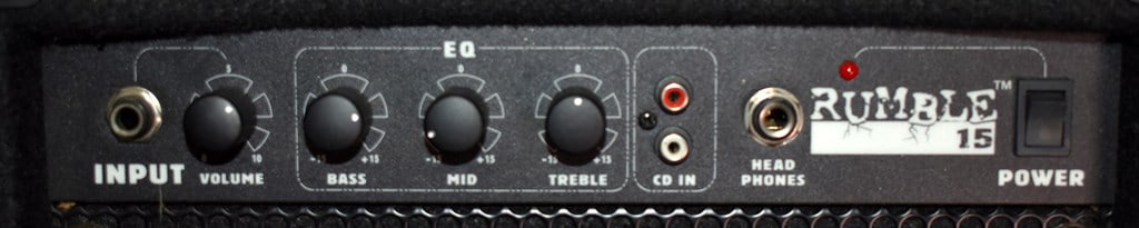2009 Fender Rumble 15 Watt Bass Amplifier - 2