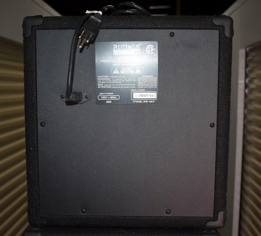 2009 Fender Rumble 15 Watt Bass Amplifier - 4