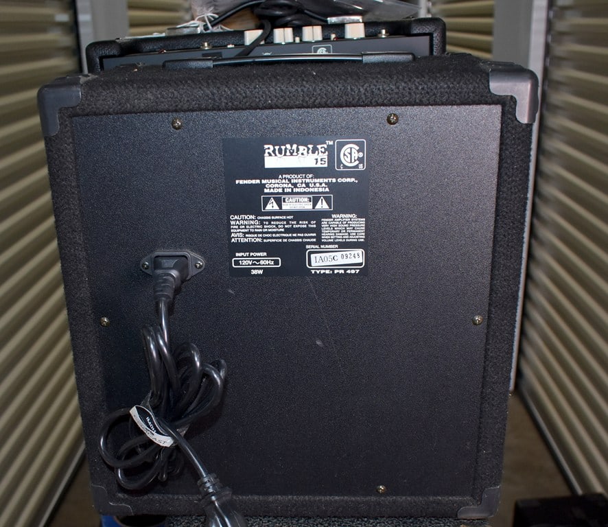 2005 Fender Rumble 15 Watt Bass Amplifier - 3