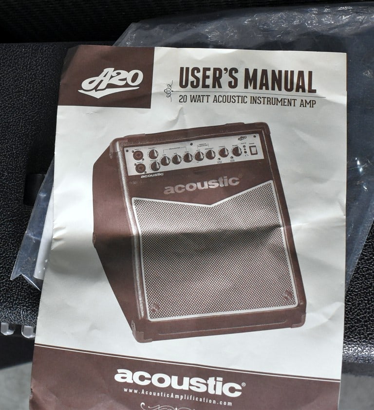 2018 Acoustic A40 40 Watt Two Channel Acoustic Guitar Amplifier - 5