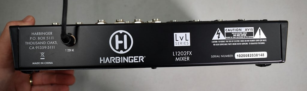 2020 Harbinger L1202FX 12-Channel Analog Mixer w/ Built-in Digital Effect - 6