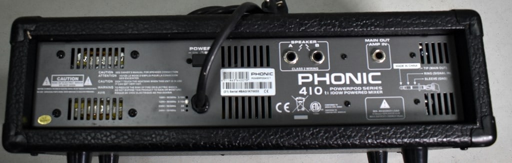 2011 Phonic Powerpod 410 Powered Mixer, 100 Watt Output - 5