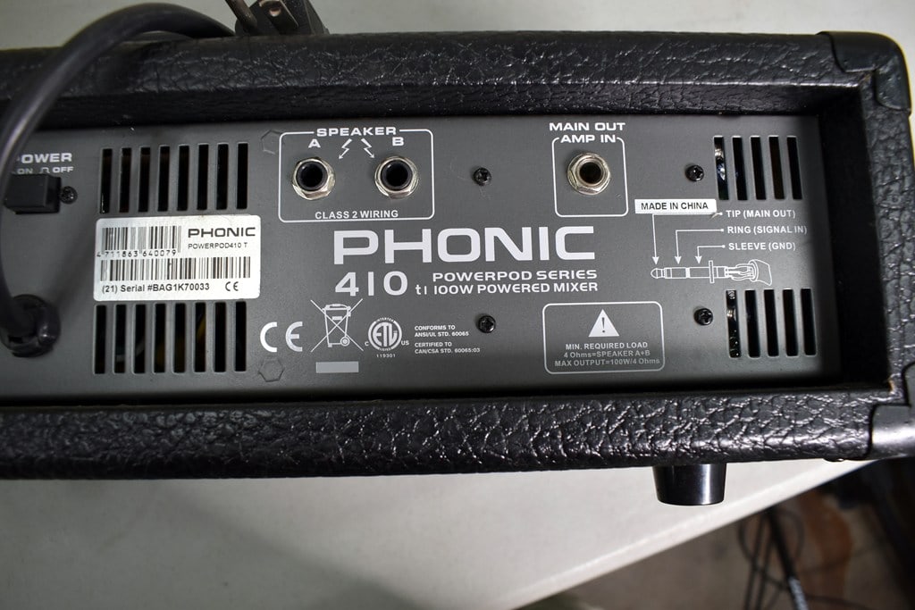 2011 Phonic Powerpod 410 Powered Mixer, 100 Watt Output - 6