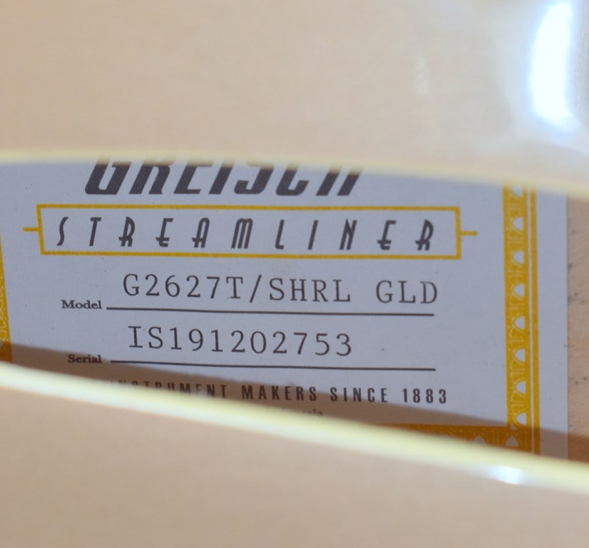 2019 Gretsch G2627T/SHRL Streamliner Center Block Electric Guitar, Shoreline Gold, Bigsby B70 - 15