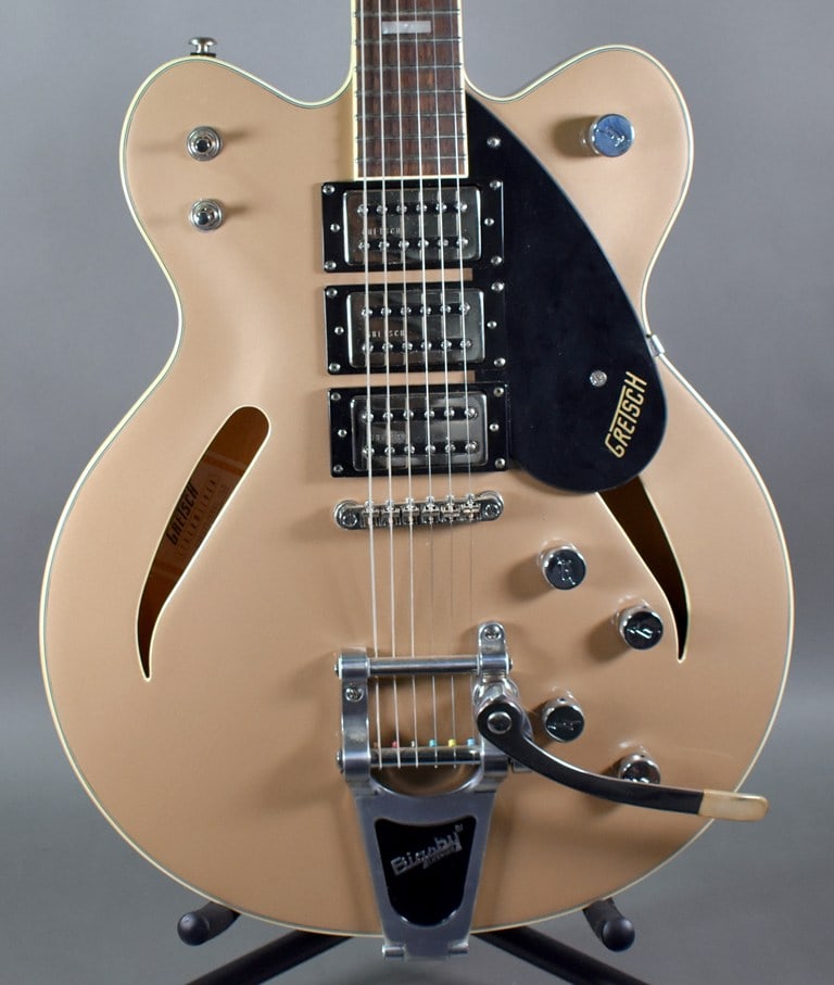 2019 Gretsch G2627T/SHRL Streamliner Center Block Electric Guitar, Shoreline Gold, Bigsby B70 - 2
